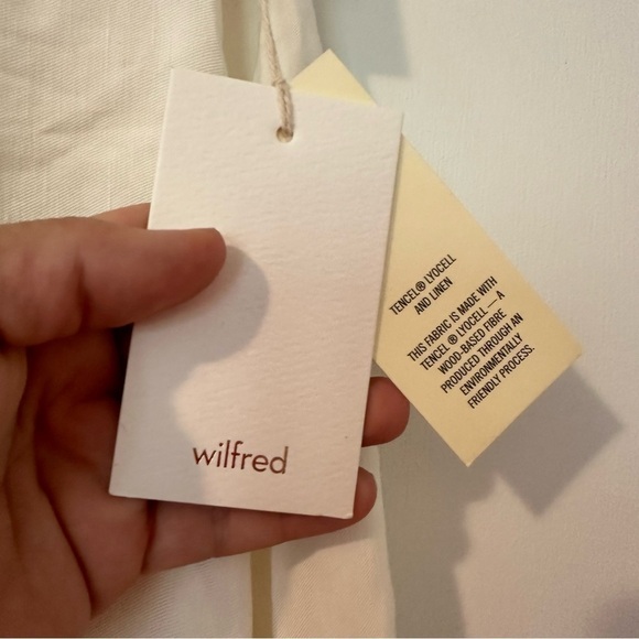 Aritzia Wilfred Silana Linen Wrap Skirt New - Picture 8 of 10